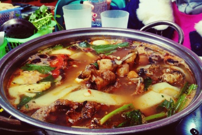 Cách làm lẩu ếch măng chua ngon tuyệt