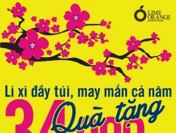 Khuyến mãi thời trang Lime Orange quà tặng hấp dẫn