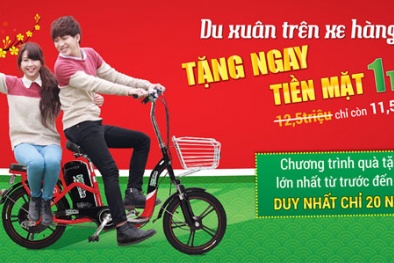 Xe đạp điện HK bike giảm một triệu, khiến các showroom đã 'cháy hàng'