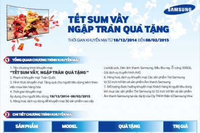 Thỏa sức mua tivi khuyến mãi dịp đầu năm