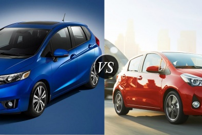 Honda Fit 2015, Toyota Yaris 2015 đọ sức nhỏ gọn