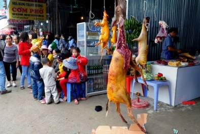 Lễ hội chùa Hương: Thịt động vật sẽ không còn 'đung đưa'