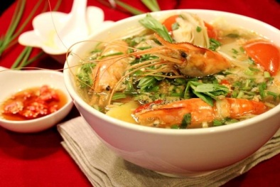 Chế biến canh khế chua nấu tôm giải ngán, giảm cân sau Tết