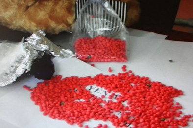 Bắt 2 đối tượng vận chuyển ma túy tổng hợp và 0,6 gam heroin