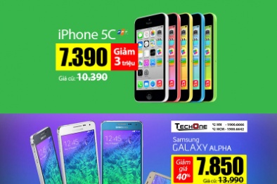 TechOne khuyến mãi điện thoại, phụ kiện tới 50%