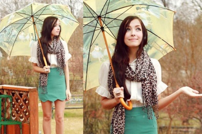 Bí quyết chọn đồ công sở vừa đẹp vừa sạch ngày mưa 