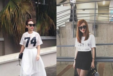 Diện chân váy maxi voan ‘chất’ như chị em Yến Trang