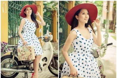 ‘Gọi hè về’ với váy công sở họa tiết thanh lịch