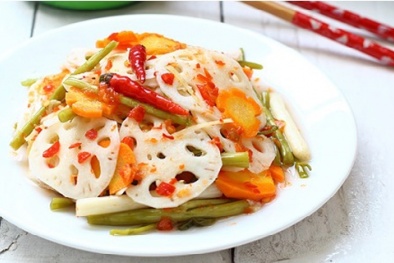 Bí quyết làm kim chi ngó sen ngon tuyệt 