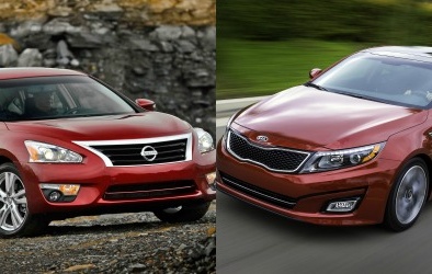 Người dùng đắn đo giữa ô tô Đăng ký và nhận 60K 24 bao lì xì miễn phí mỗi ngày Kia Optima và Nissan Altima