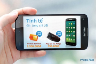 Điện thoại Philips khuyến mãi lớn
