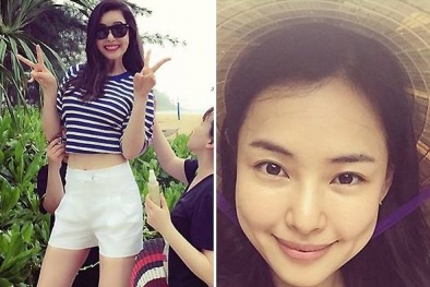 Vẻ đẹp ngây ngất của Hoa Hậu thế giới với nón lá Việt Nam