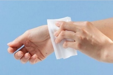 Ung thư, viêm da vì sử dụng khăn giấy ướt giả 