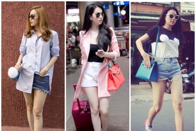 Bí quyết diện quần short mới mẻ, sành điệu như sao Việt