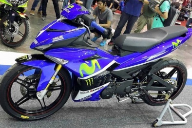 Lô diện 'ảnh nóng' Yamaha Exciter 150 2015 phiên bản GP Movistar 