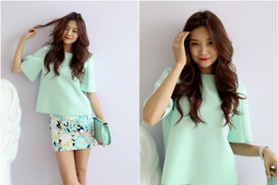 Giảm nhiệt mùa hè với trang phục màu pastel