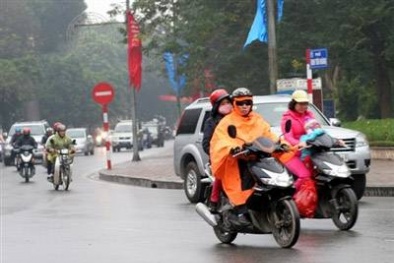 Dự báo thời tiết ngày mai 13/5/2015: Miền Bắc tiếp tục mưa dông 