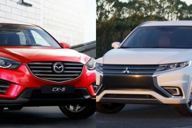 Mitsubishi Outlander - Đối thủ mới của Mazda CX-5 