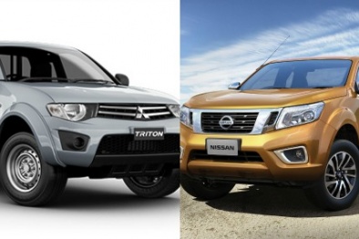 Cuộc đua xe bán tải ‘hot’ Nissan Navara và Mitsubishi Triton 