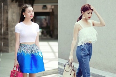 Học sao Việt cách mặc crop top ‘hở nhưng không phô’