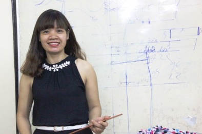 Bỏ việc công sở, bà chủ 8X kiếm 40 triệu/tháng từ may vá