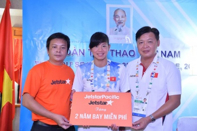 Phá 8 kỷ lục SEA Games: Ánh Viên và bố mẹ được đi máy bay miễn phí