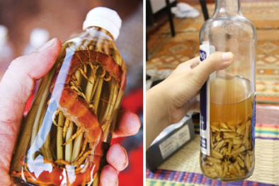 Hỏng da mặt, lão hóa sớm vì rượu thuốc trị mụn