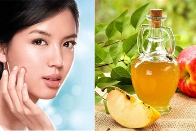 ‘Tất tần tật’ công thức làm đẹp da với giấm táo