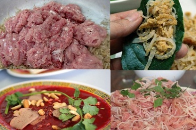 Nem chua, nem chạo có nguy cơ gây liên cầu lợn