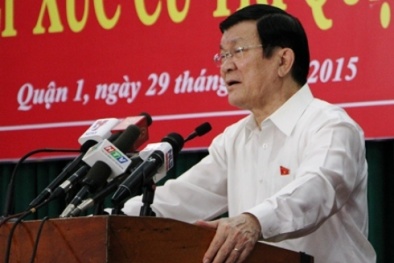 Chủ tịch nước: Tăng nợ công thêm, coi chừng vỡ nợ
