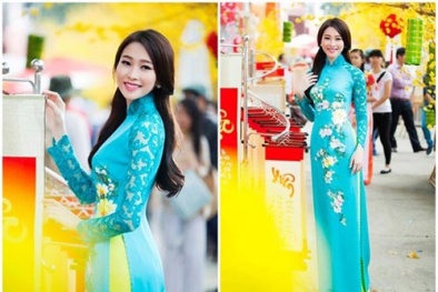 6 kiểu tóc tuyệt đẹp hoàn hảo cùng tà áo dài truyền thống