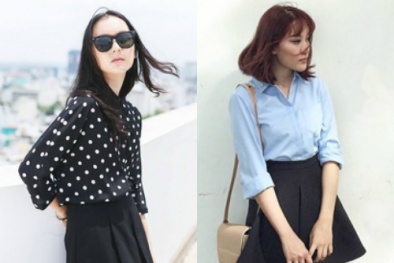 Diện sơ mi tới công sở đơn giản mà cuốn hút