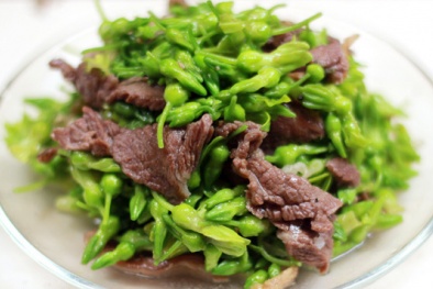 Thịt bò xào hoa thiên lý ngon ngọt, bổ dưỡng cho bữa cơm Đăng ký và nhận 60K 24 bao lì xì miễn phí mỗi ngày