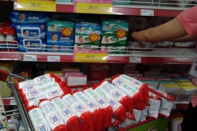 Khăn ướt của Công ty Việt Úc bị ngưng bán vì bê bối chất lượng