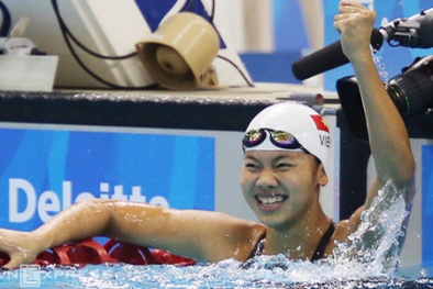 Ánh Viên 'xuất sắc' vào chung kết Cúp thế giới 2015