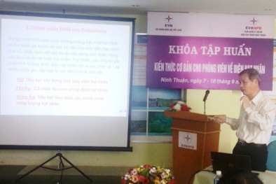 Tập huấn kiến thức cơ bản về điện hạt nhân cho phóng viên