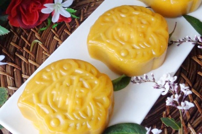 Cách làm bánh dẻo bí đỏ nhân khoai lang tím ăn hoài không chán