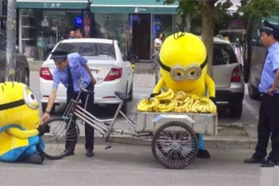 Sự thật đằng sau hình ảnh 'Minion' bán chuối gây sốt trên phố 