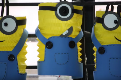 Cách làm đèn lồng hình minions cực đáng yêu cho bé yêu dịp trung thu