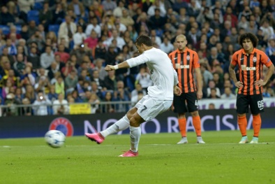 C.Ronaldo chưa đá hỏng quả phạt đền nào tại Champions League