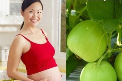 Bà bầu đẹp da, thai khỏe mạnh khi ăn dưa lê 