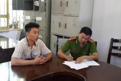 Thượng úy CSGT bị tài xế xe tải đạp văng xuống đường