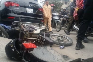 Bàng hoàng lời kể về xe Santafe 'điên' gây tai nạn trên đường Trường Chinh