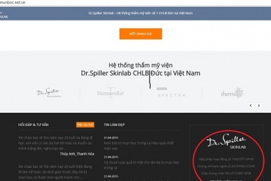 3 thẩm mỹ viện xài chung 1 giấy phép: Hệ thống Dr. Spiller Skinlap đổ lỗi cho kỹ thuật 