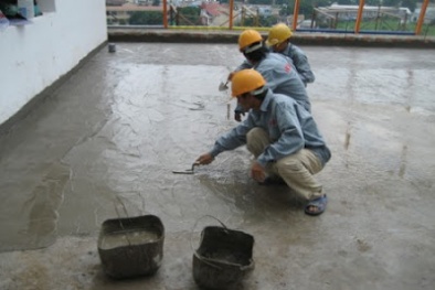 Tăng chất lượng xây dựng với vữa chống thấm