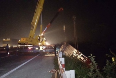 Tai nạn kinh hoàng trên cao tốc Pháp Vân: Xác định danh tính các nạn nhân