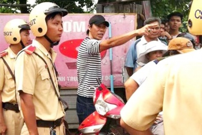 Gần 100 CSGT bị thương khi làm nhiệm vụ