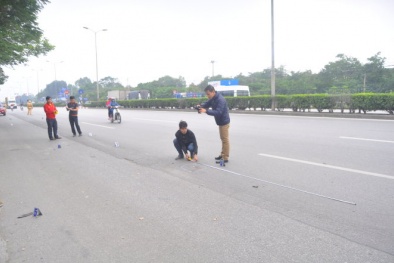 ​Tạm giữ hình sự tài xế xe tải đâm CSGT trọng thương và kéo lê 20 mét