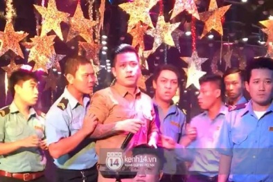 Tuấn Hưng trở thành ‘tâm bão’ sau khi bị khán giả ném ly lên sân khấu