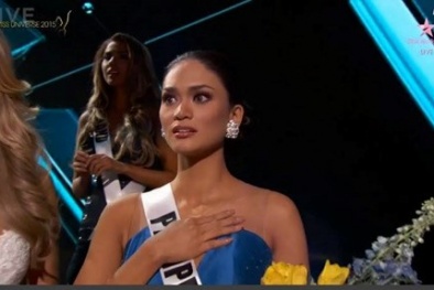 Philippines đăng quang Miss Universe 2015 với gương mặt 'thất thần' 